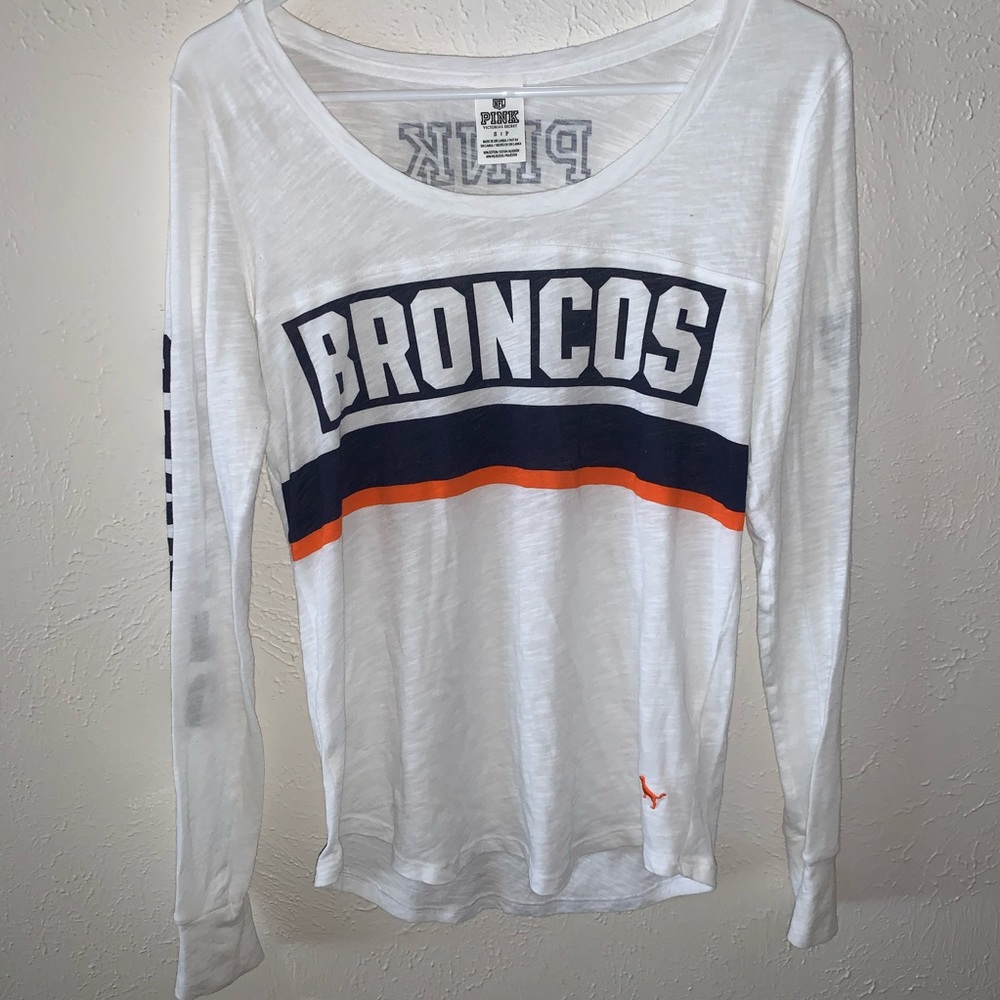 Denver Broncos pink long sleeve